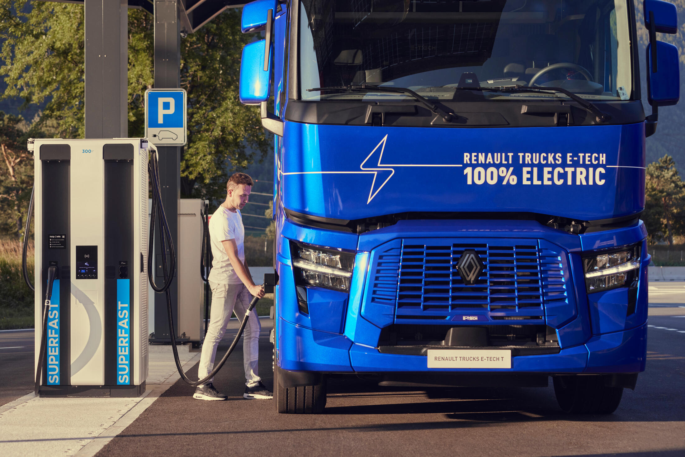 Charging infrastructure for an electric truck fleet: installation and  maintenance
